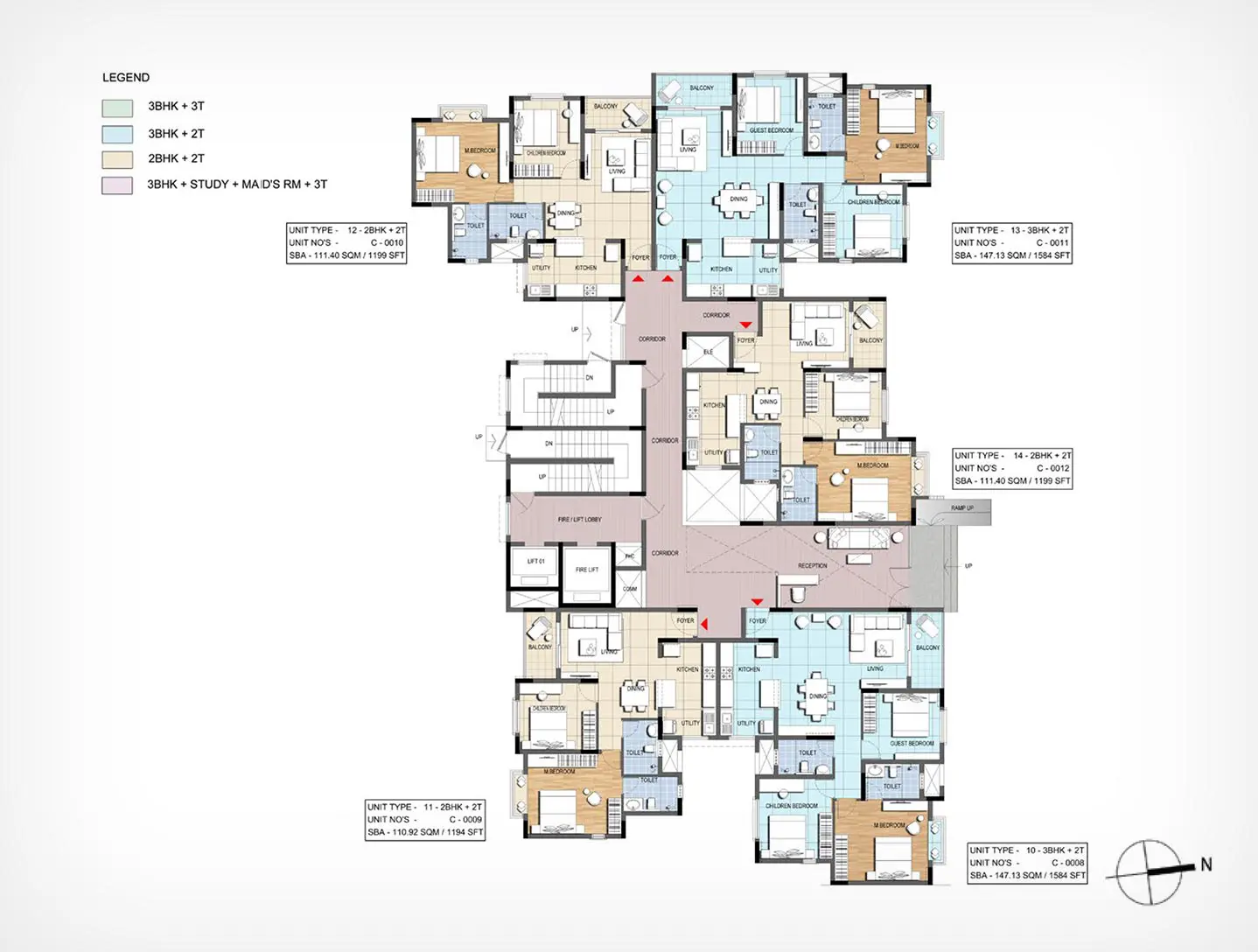 Floor Plan For Block 4