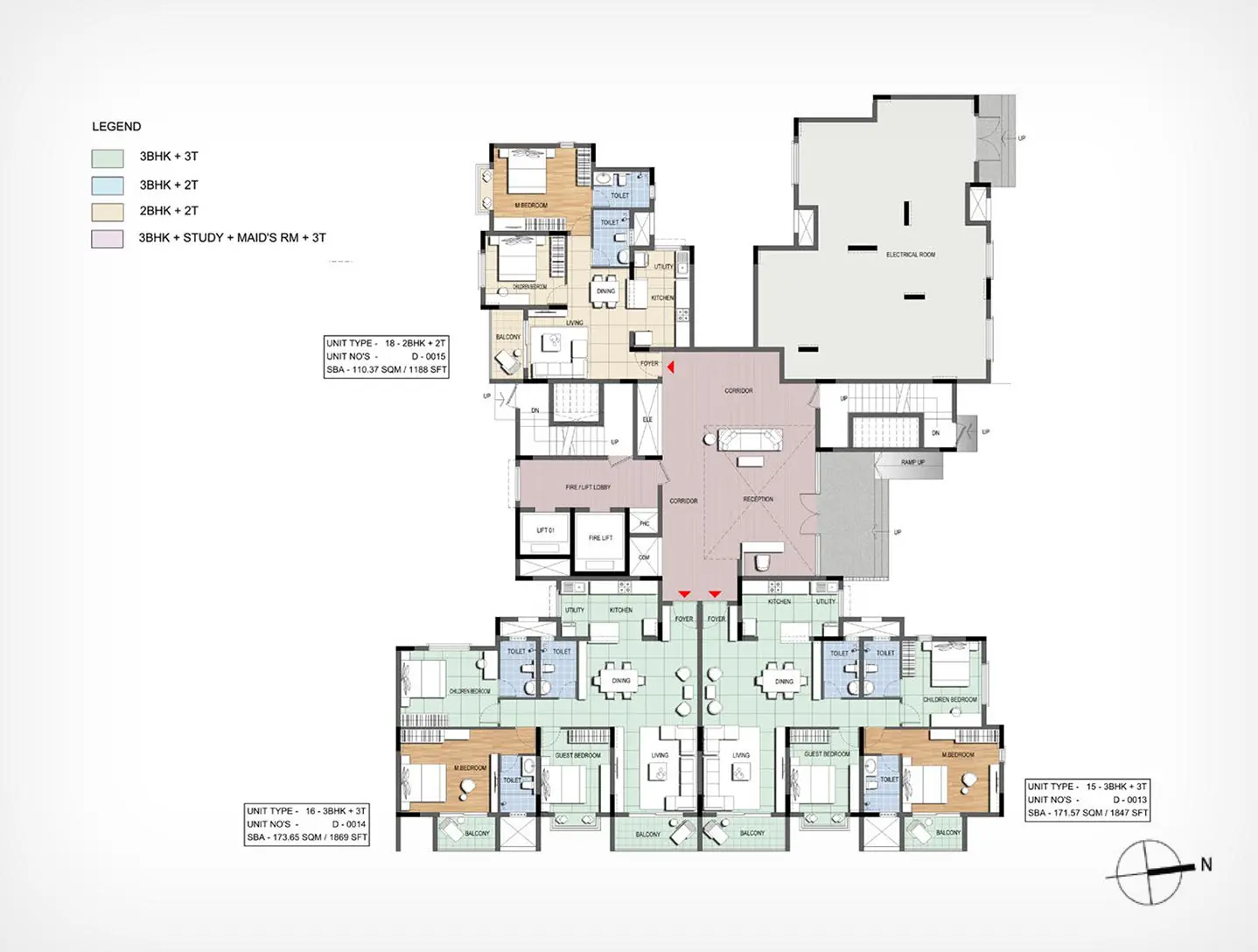 Floor Plan For Block 5