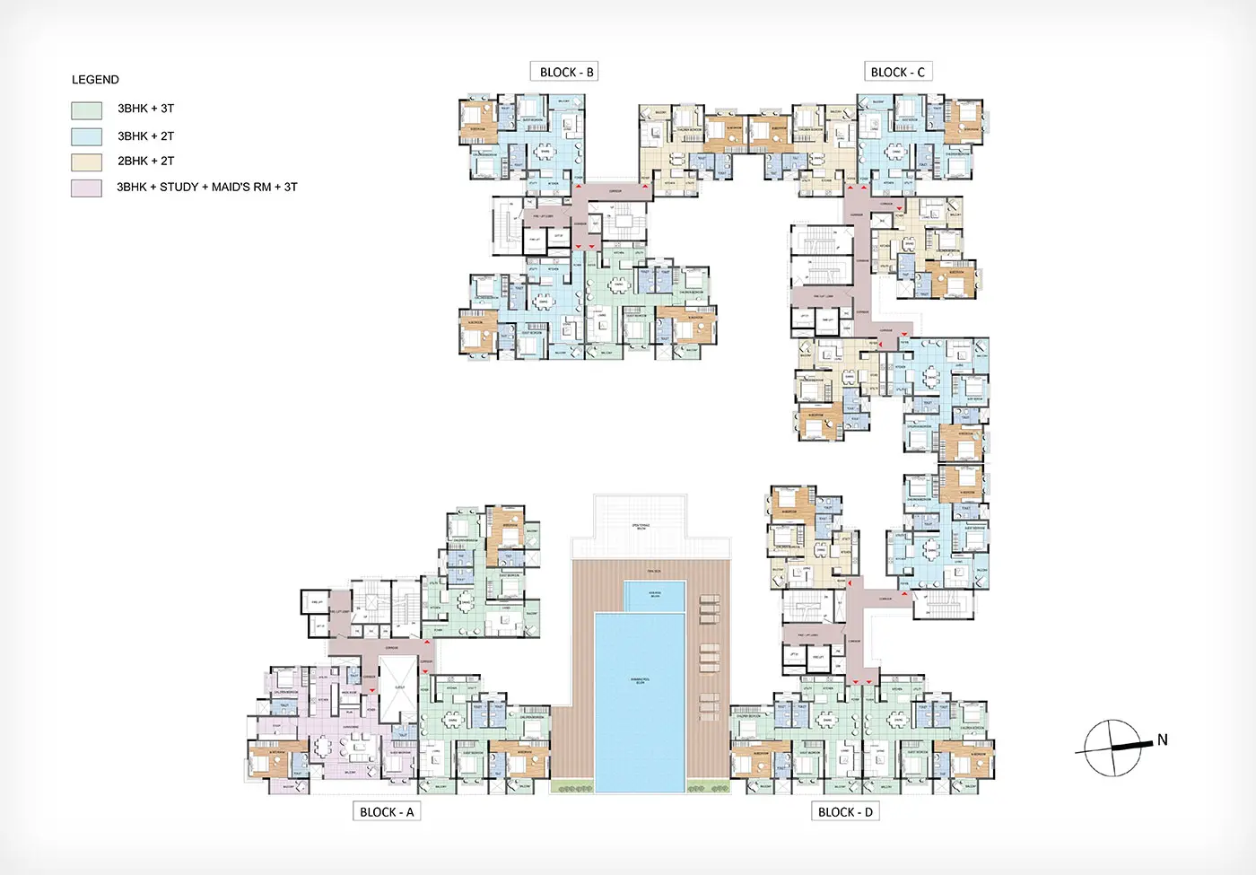 Brigade Laguna 1A Floor Plan