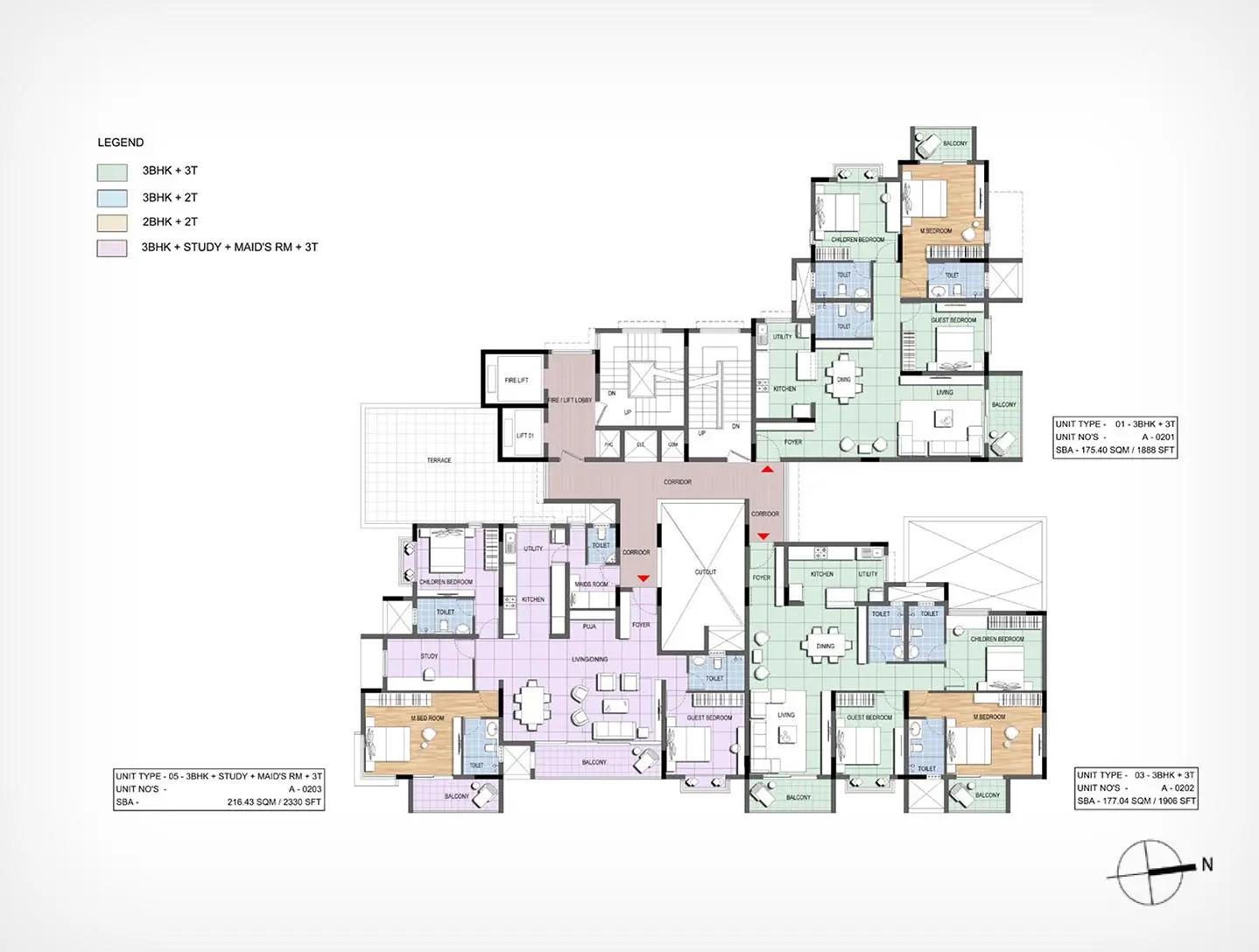 Floor Plan For Block 12