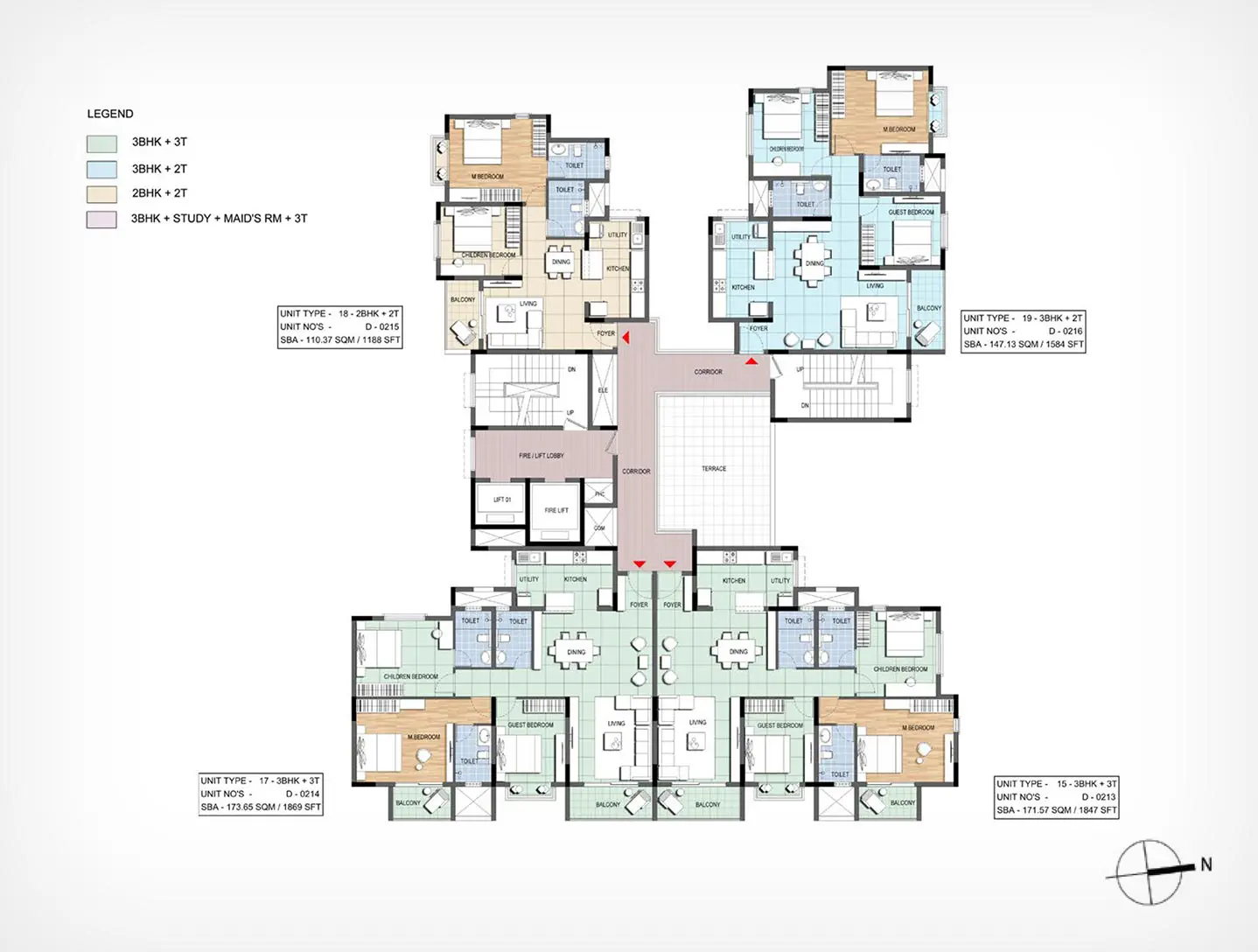 Floor Plan For Block 15