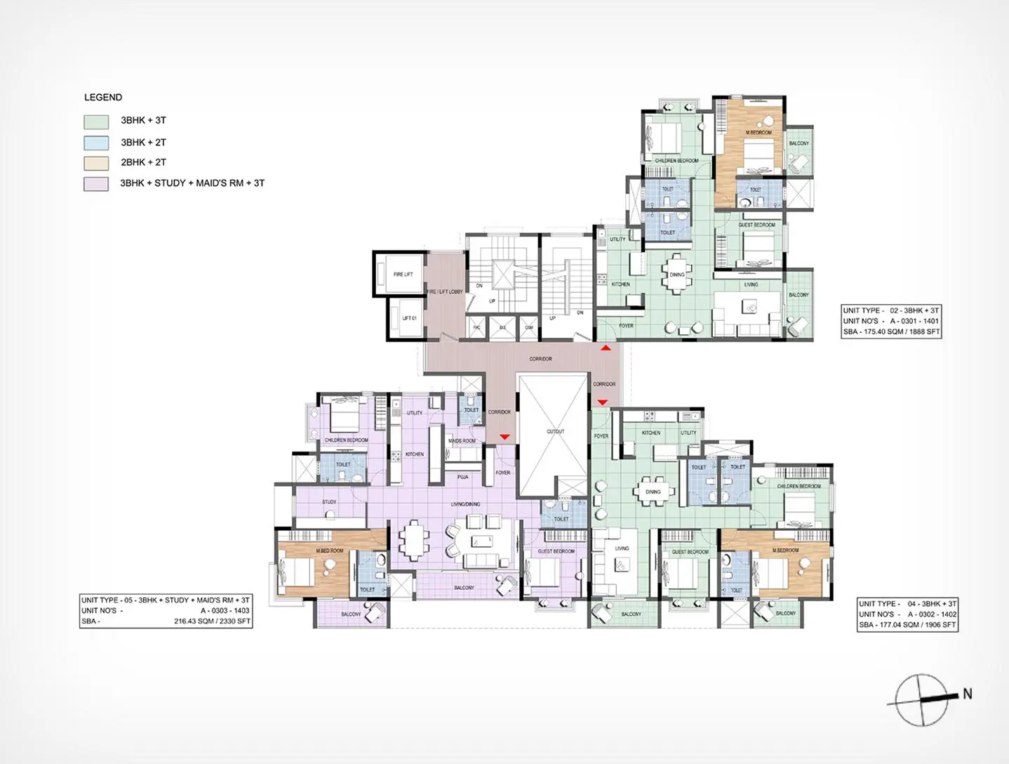 Floor Plan For Block 17