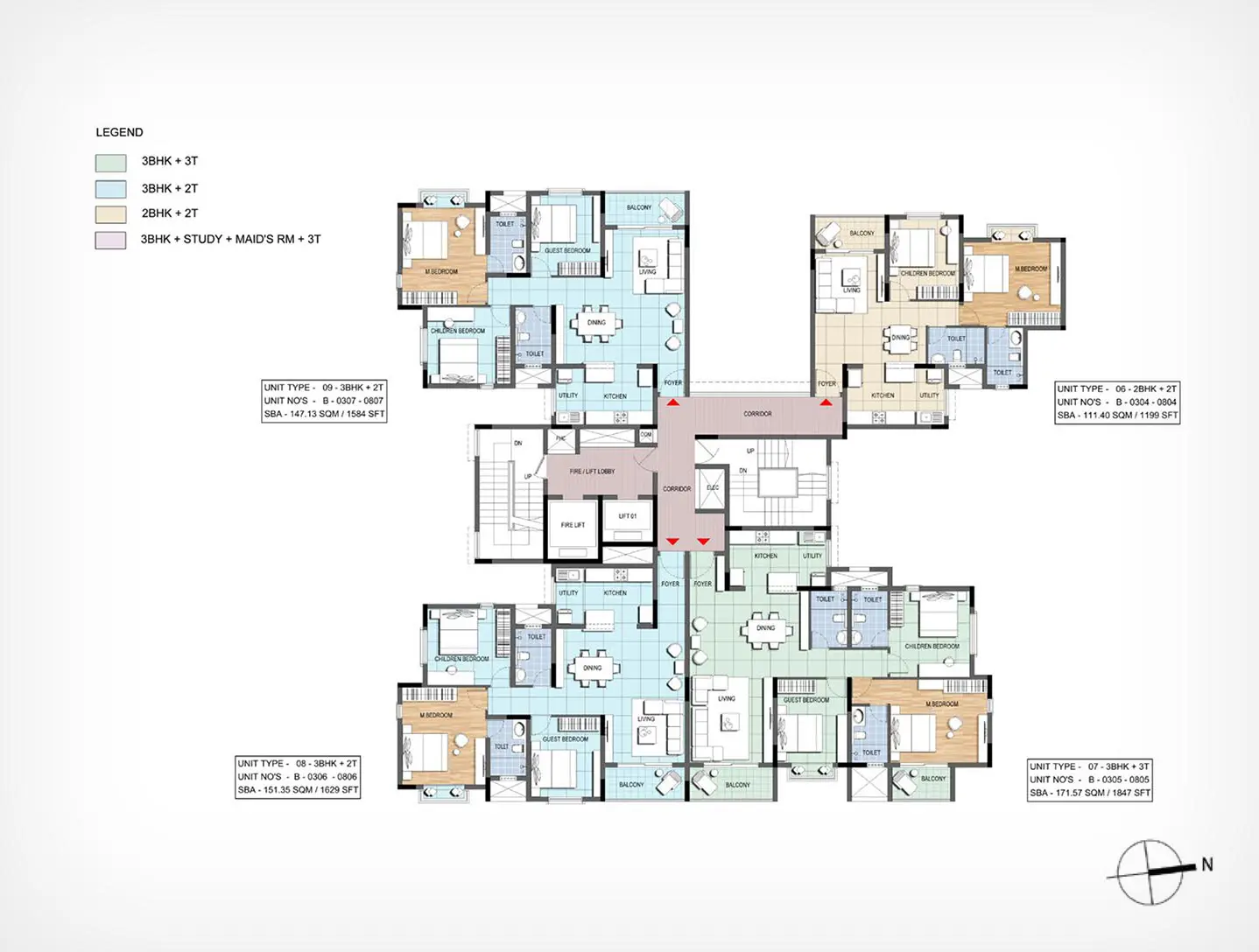 Floor Plan For Block 18