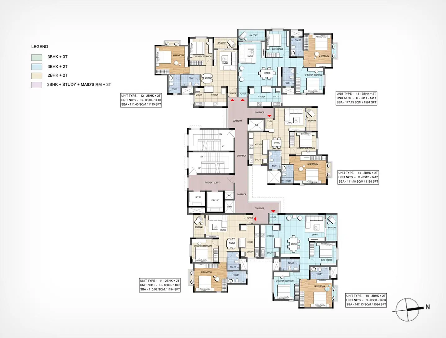 Floor Plan For Block 19