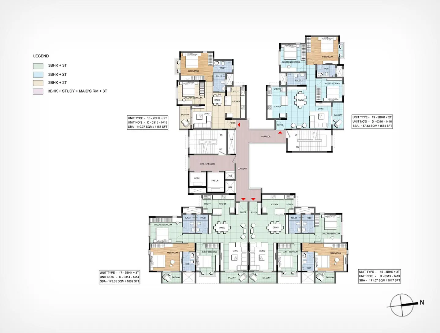 Floor Plan For Block 20